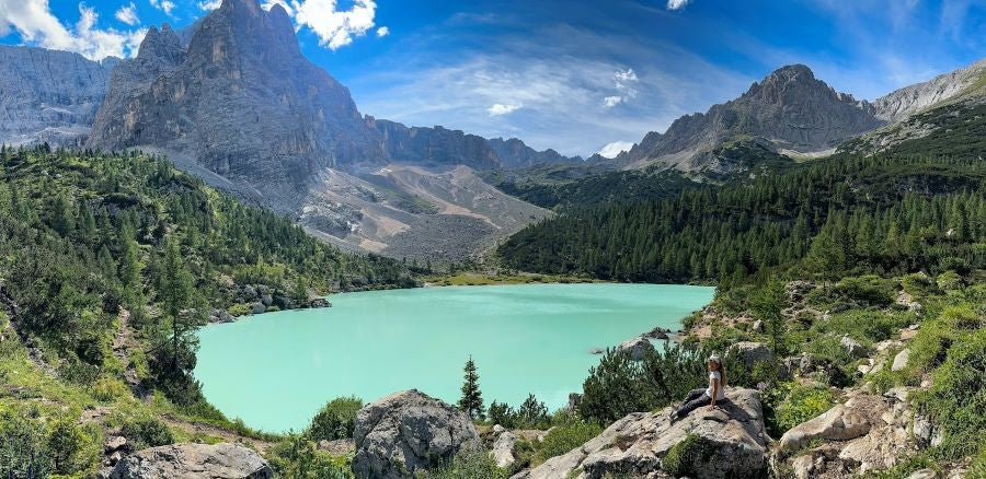 Gorski pohod za otroke? Lago di Sorapis vas bo presenetil.
